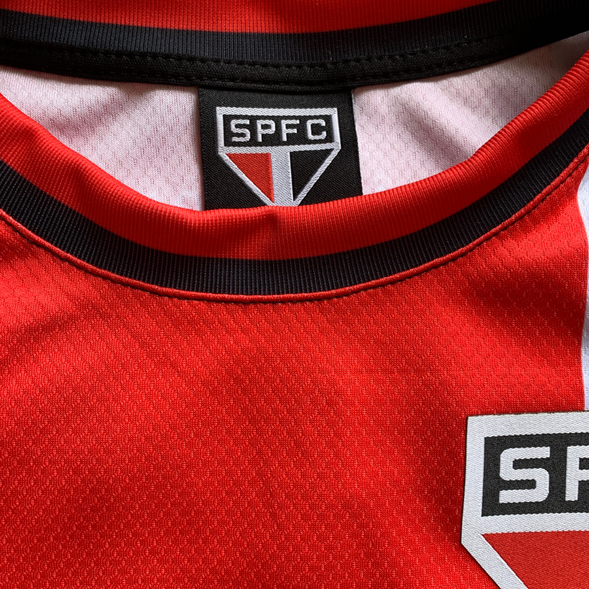 Detalhe Camisa do São Paulo Strong